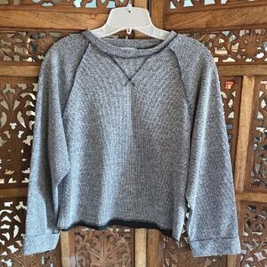 Lush Charcoal Knit Sweater